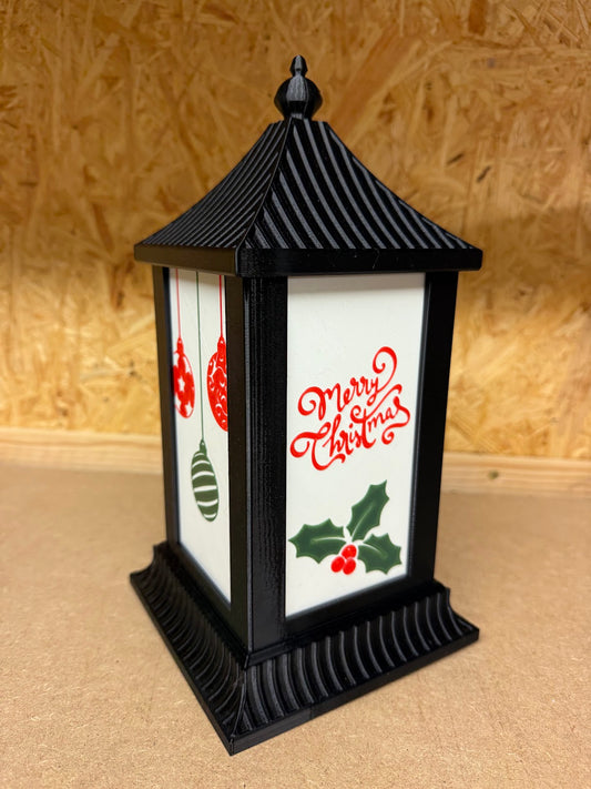 Weihnachten Laterne mit LED - Saison 2025