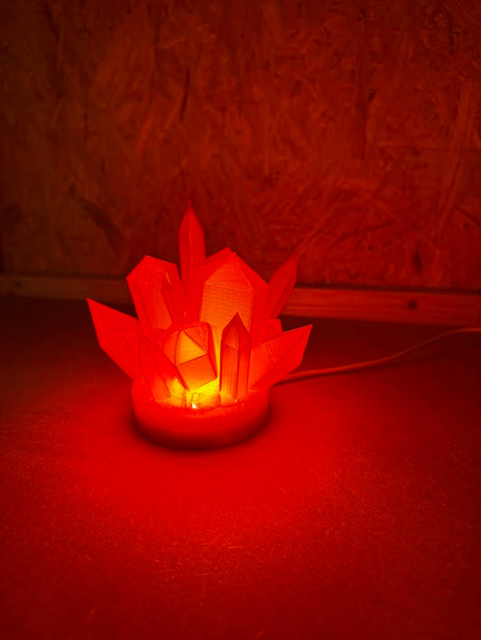 Leuchtender Kristall