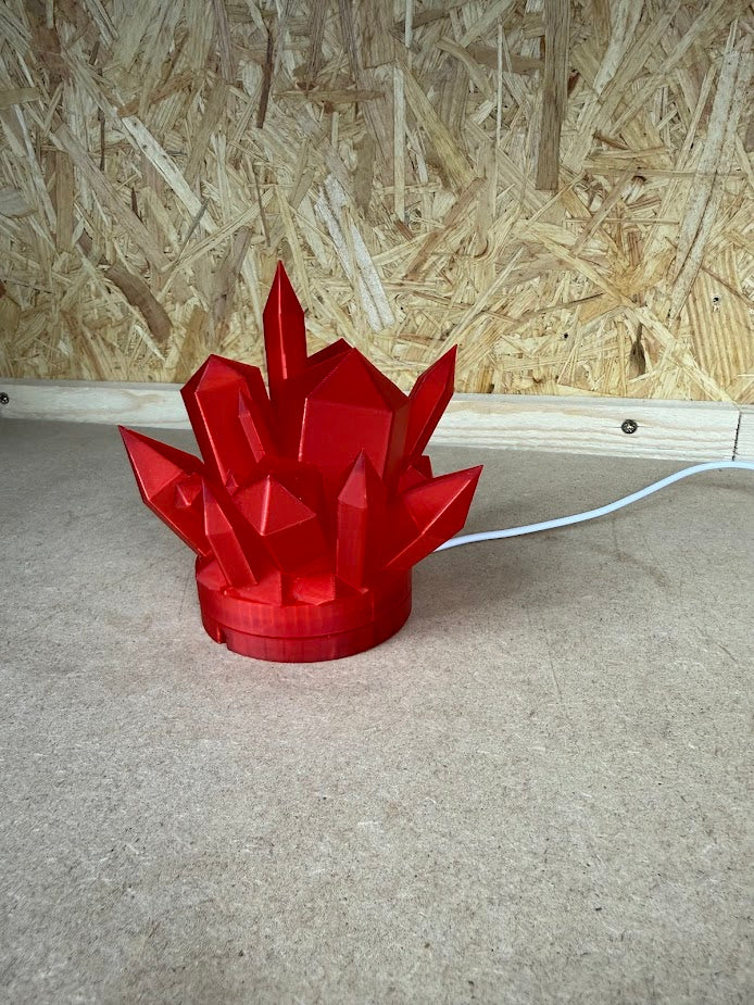 Leuchtender Kristall